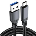 USB3.2 to Type C 10Gbps High Speed Data Cable USB C SSD Hard Disk Cable QC 3.0 3A 60W Fast Charging For Phones Laptops 0.5/1/2M Qme black 0.5m