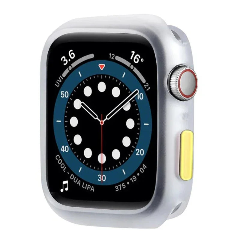 Candy Soft Silicone Case For Apple Watch Cover Ultra 9 8 7 6 Se 45mm 42mm 44mm 40mm 41mm 38mm rubber Protection watch for women Qme