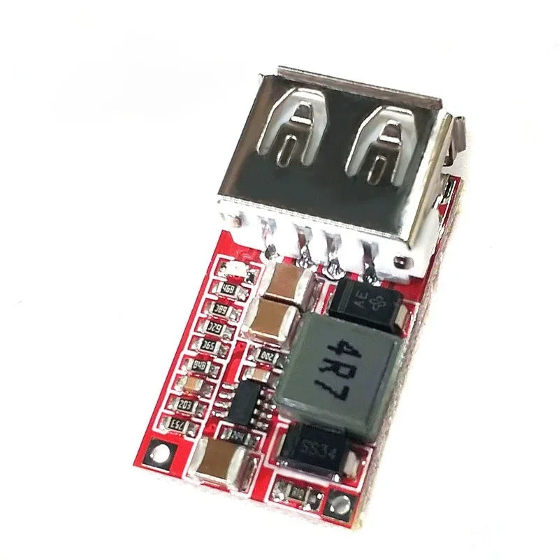 10pcs DC 6-24V 12V/24v To 5V USB Output Charger Step Down Power Module Mini DC-DC Step Up Boost Module Power Adjustable Qme