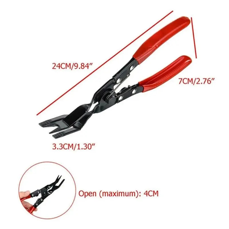 Auto Trim Clip Removal Plier Door Panel Fascia Dash Upholstery Remover Disassembly Plier Car Headlight Installation Tool Qme