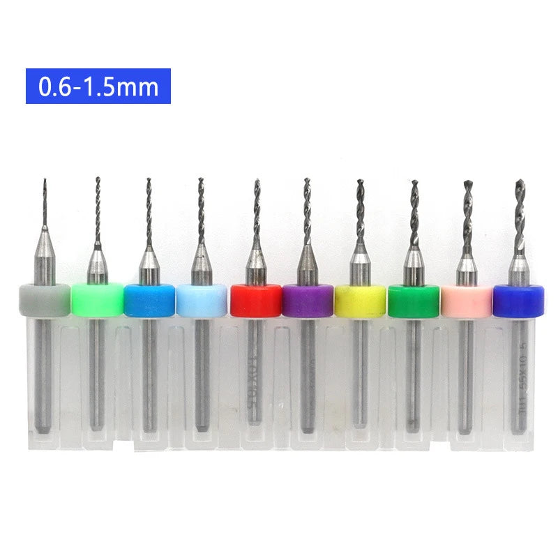 Multi Specification PCB Drill Bit Micro Bits Mini CNC Drilling Print Qme A2