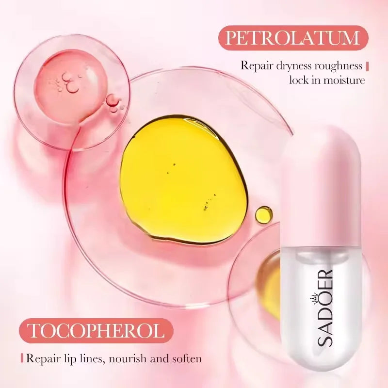 Lip Plumping Essential Oil Instant Sexy Lip Care Nourishing Moisturizing Faded Lines Ultimate Plumping Lip Gloss Serum Cosmetics Qme