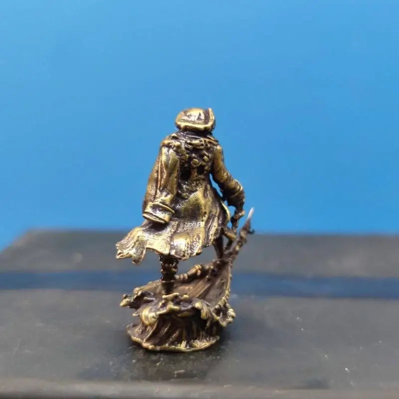 Display Model Mini Figurines Ornaments Brass Pirate Monster 1 64 Qme