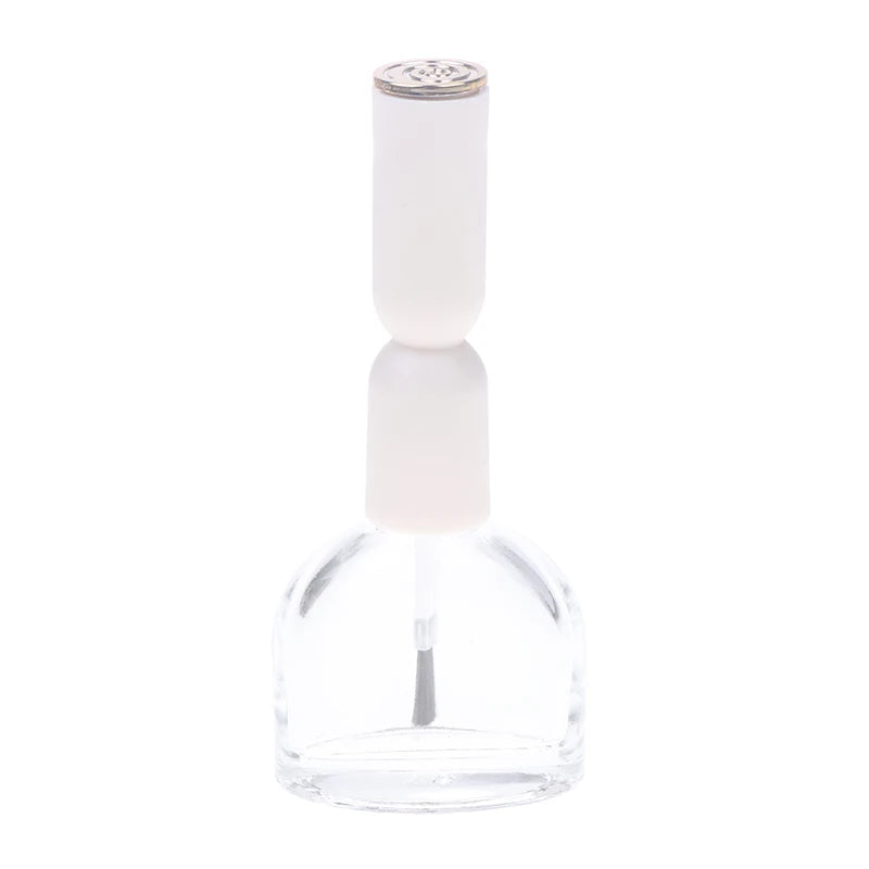 Mini Glass Nail Polish Bottle Brushes Empty Gel Packaging Refillable Qme