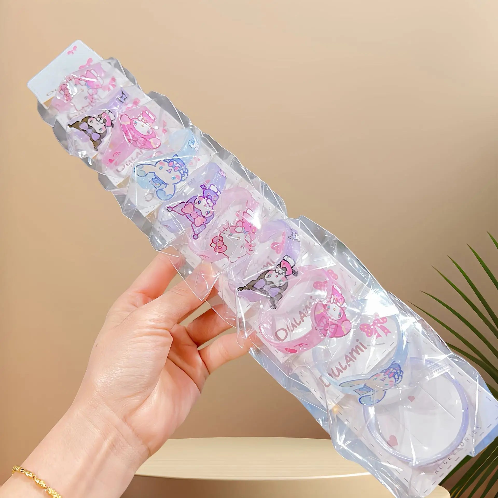 Hello Kitty Kuromi Star Dye Bracelet Student Cartoon Jewelry Cute Qme 15