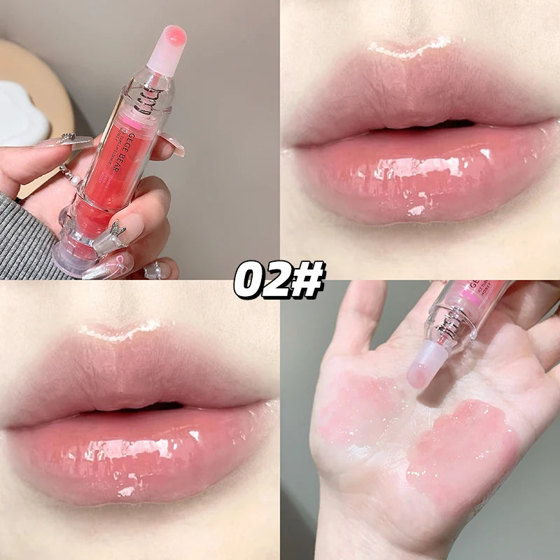 Gege Bear Lip Essence Gloss Autumn Winter Mirrored Hydrating Serum Qme GX1267-2