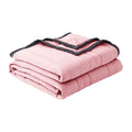 Summer Cooling Blanket for Bed Flannel + Ice Fiber Thin Blankets High Quality Cool But Not Ice Throw Blanket Napp Blankets Rest Qme Pink One Size
