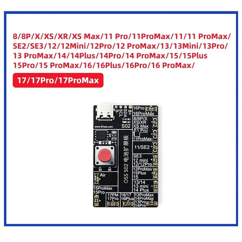 A02F-Expansion Board Battery For 8-17PM Battery Cycle Machine Professional Battery Tester Qme