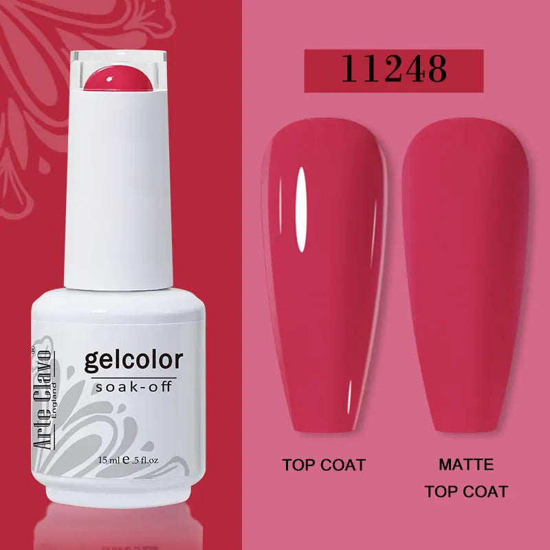 Arte Clavo Jelly Gel Polish Translucent Manicuring UV Nail Semi