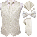 Hi-tie Mens Vests Red Blue Green Gold Waistcoat Tie Bowtie Hanky Qme 0042-0571 XXXL