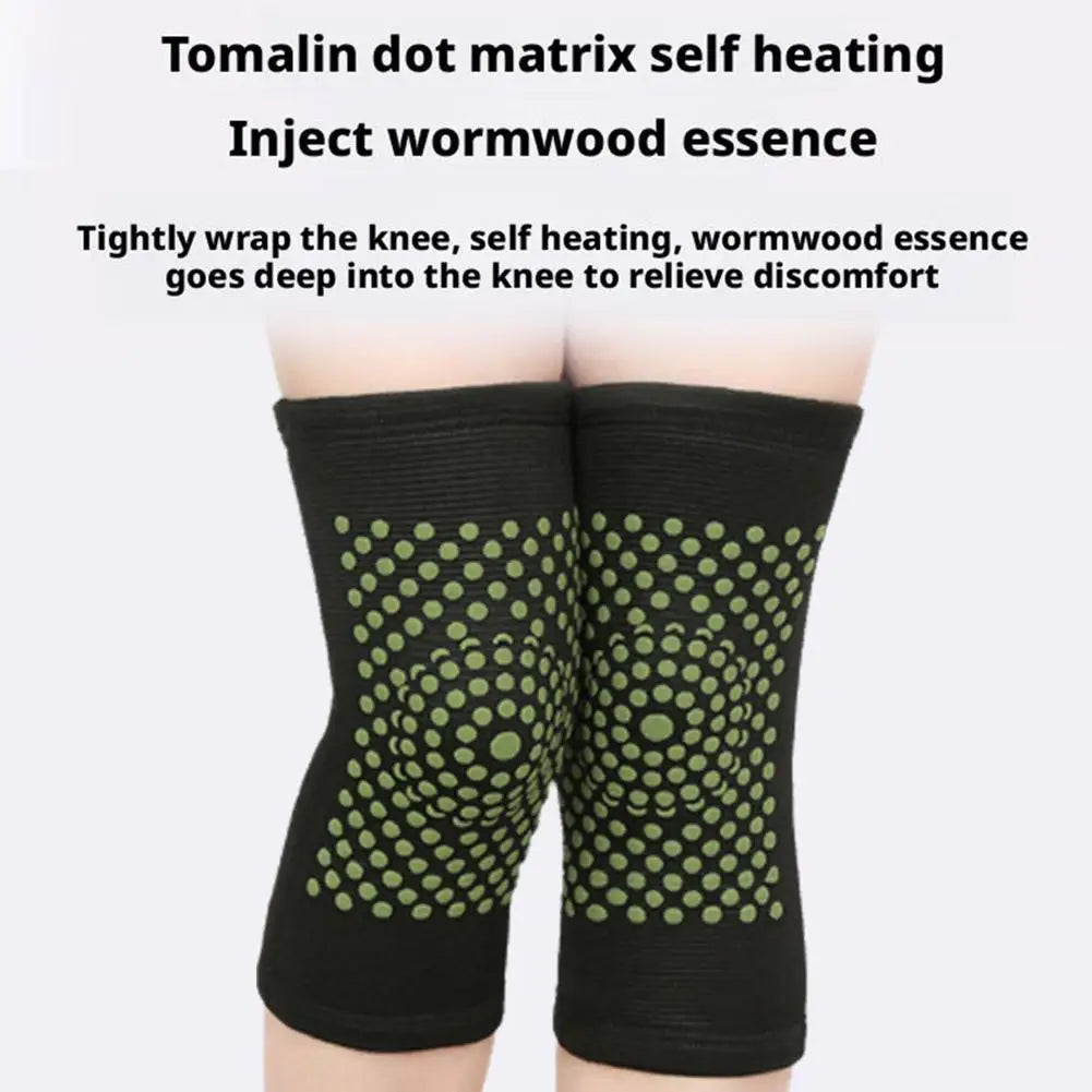 1Pair Self Heating Knee Braces Sleeve Tourmaline Knee Support Far Infrared Keep Warm Knee Pads Leg Knee Warmer Qme