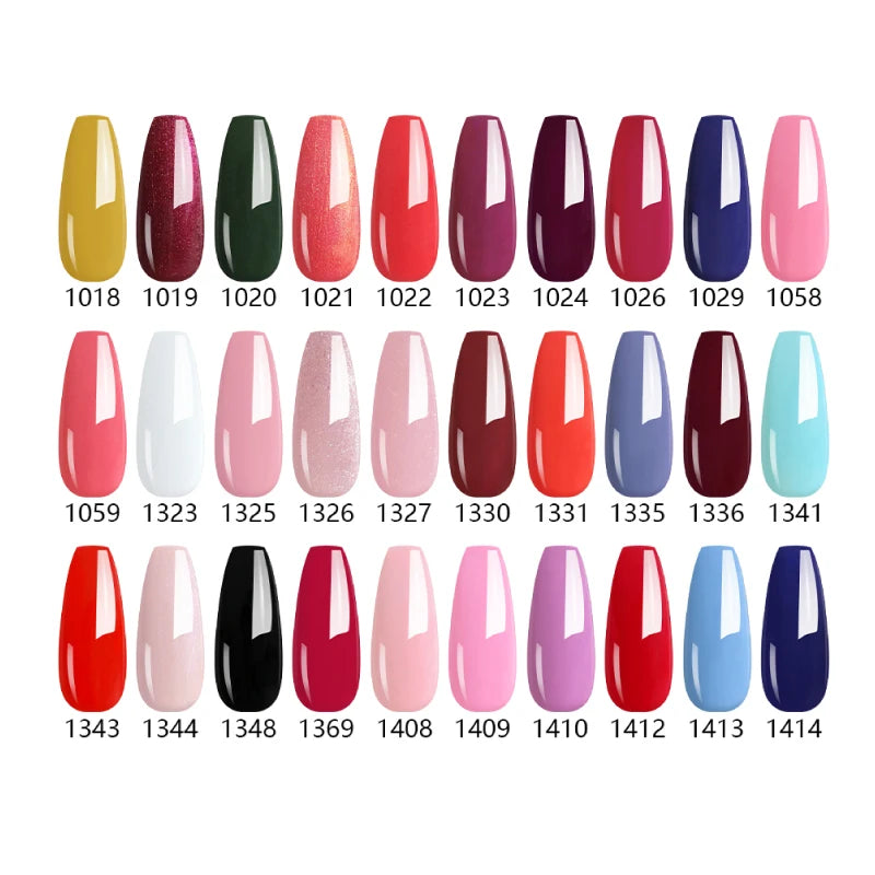 NAILCO Springsummer Hybrid Gel Nail Polish Semi-permanent UV Varnish Qme