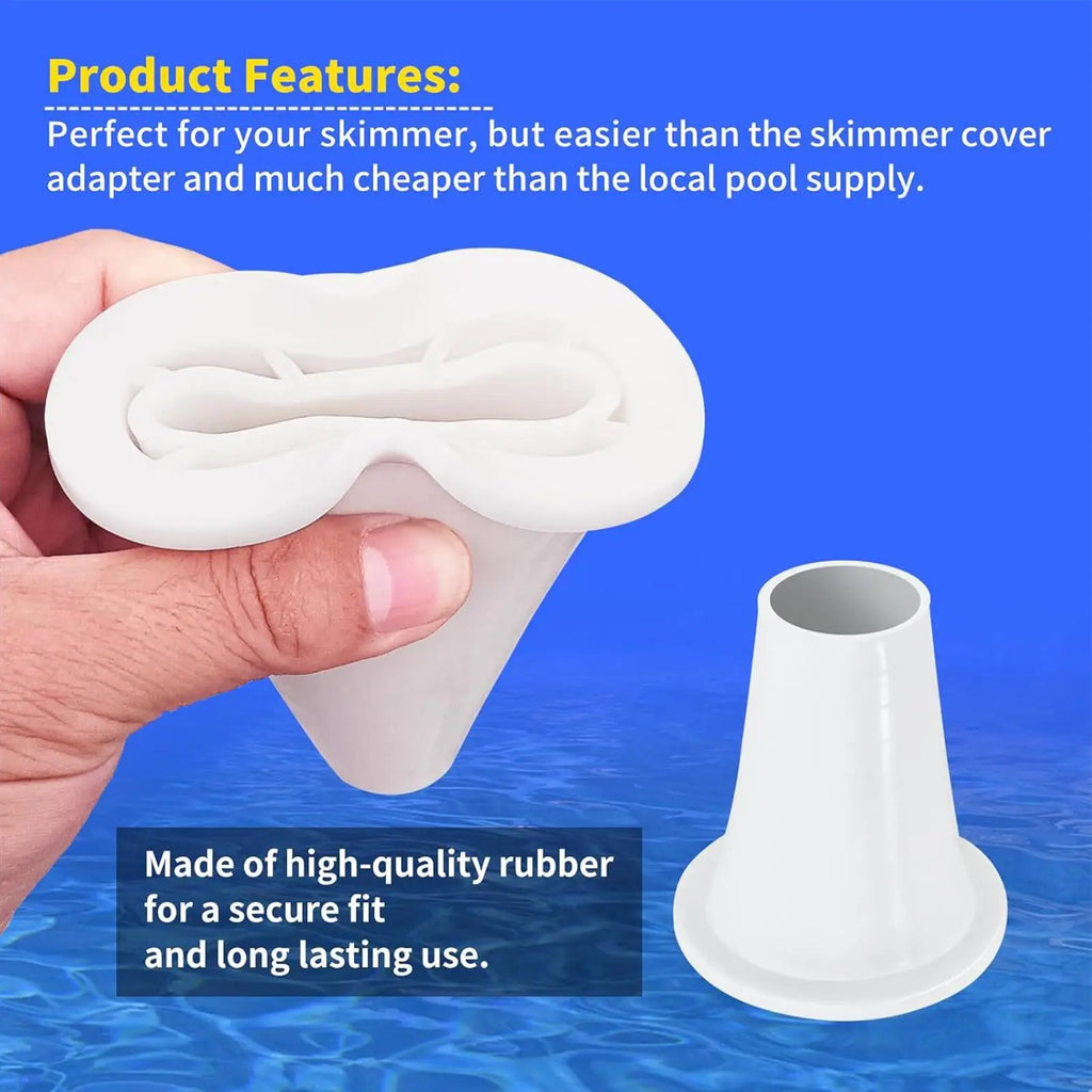 Pool Cleaner Replacement Rubber Leakproof Fitting Reducer Accessories Qme
