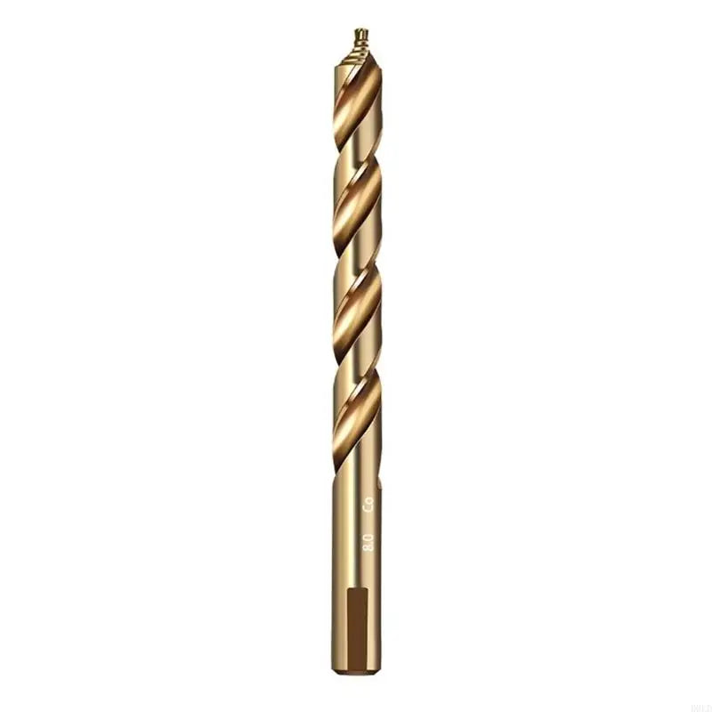 Straight Step Drill Bits Hole Cutter Stainless Steel Electric Power Qme 8mm
