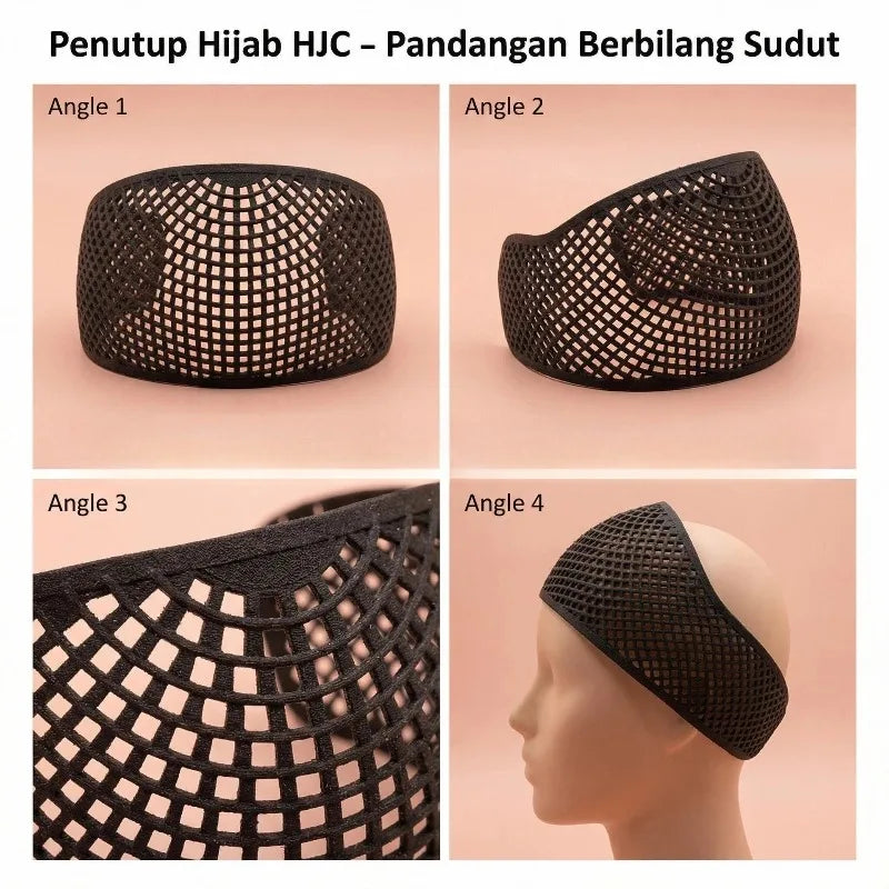 Non-slip Women's Head Cap Stay-in-place Design Headscarves Breathable Qme