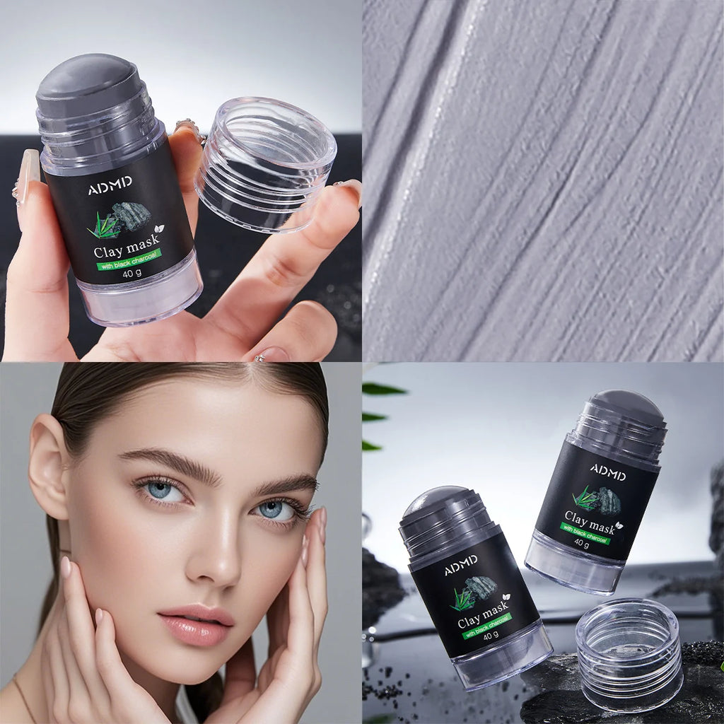 Bamboo Charcoal Moisturizing Mud Film Stick Natural Ingredients Cares Qme