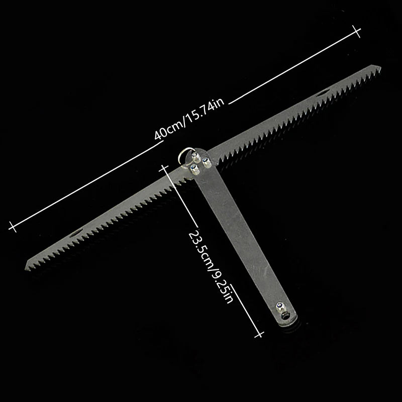 Stainless Steel Fold Weed Razor Aquatic Plants Cutter Removing Water Qme