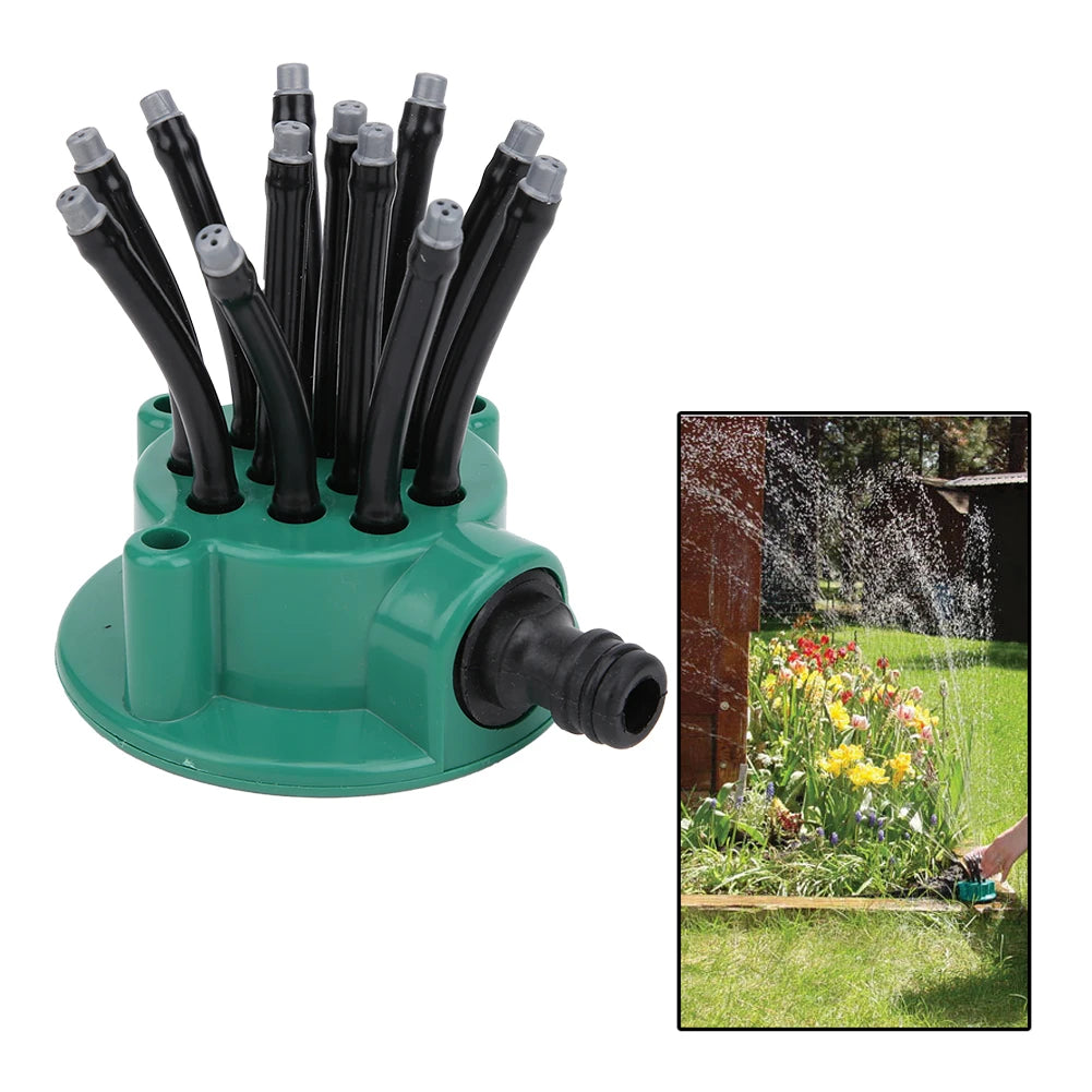 360 Degree Rotating Garden Sprinkler Multi Head Automatic Irrigation Sprayer Nozzle Lawn Watering System Garden Supplies Qme