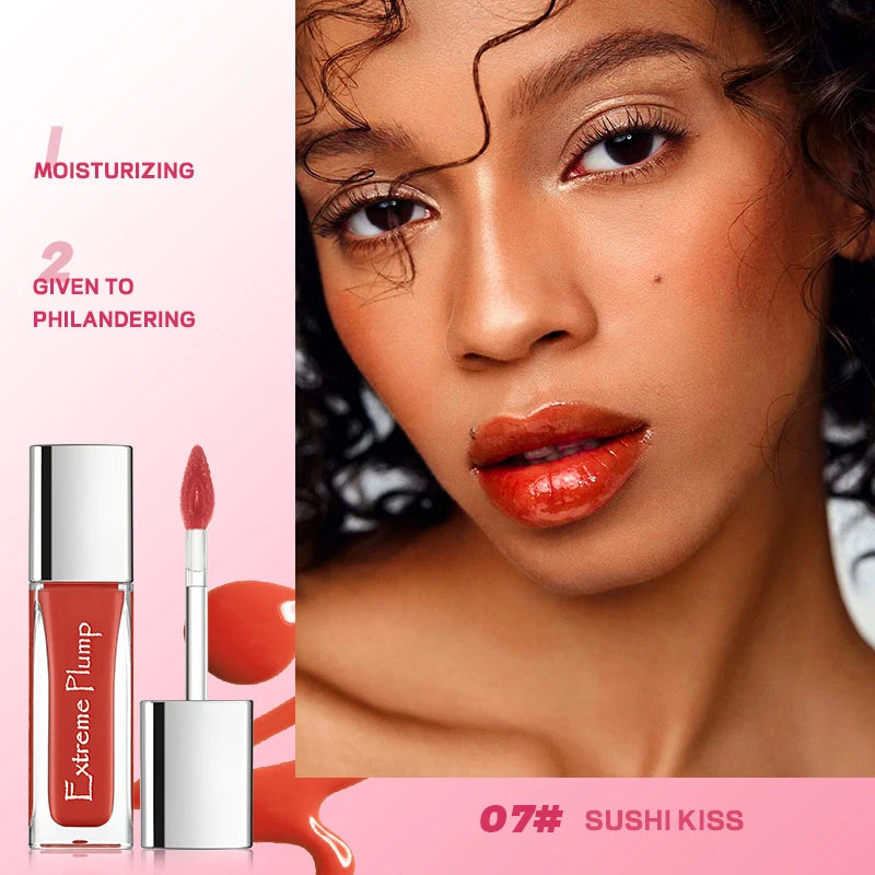 Water Gloss Mirror Lip Hydrating Moisturizing Waterproof Sweat-proof Qme