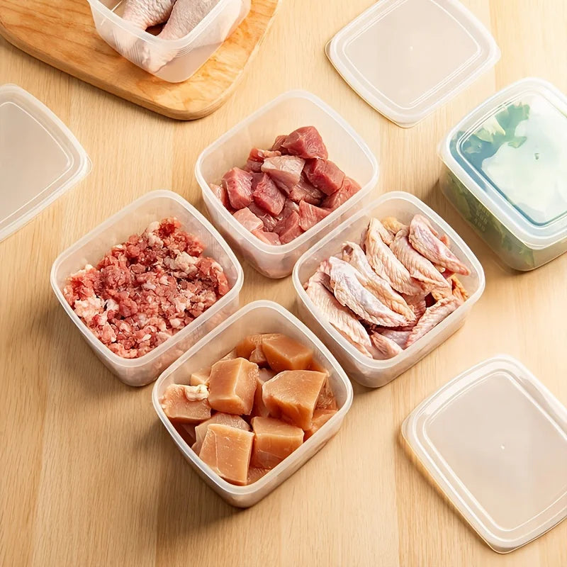 1 Refrigerator Storage Box Frozen Preservation Lid Sealed Refrigerated Qme