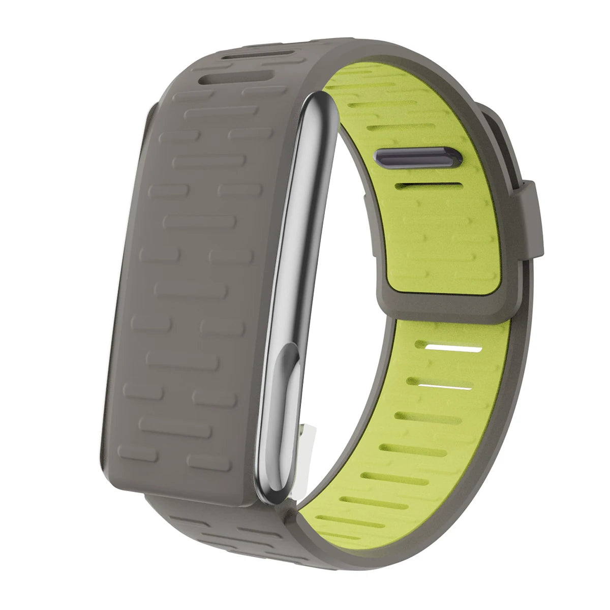 Silicone Sport Bands for Whoop5.0MG Strap Brecelet Adjustable Watch Strap Replacement Correa Breathable Straps for Whoop5.0 Band Qme Gray Green-5.0MG