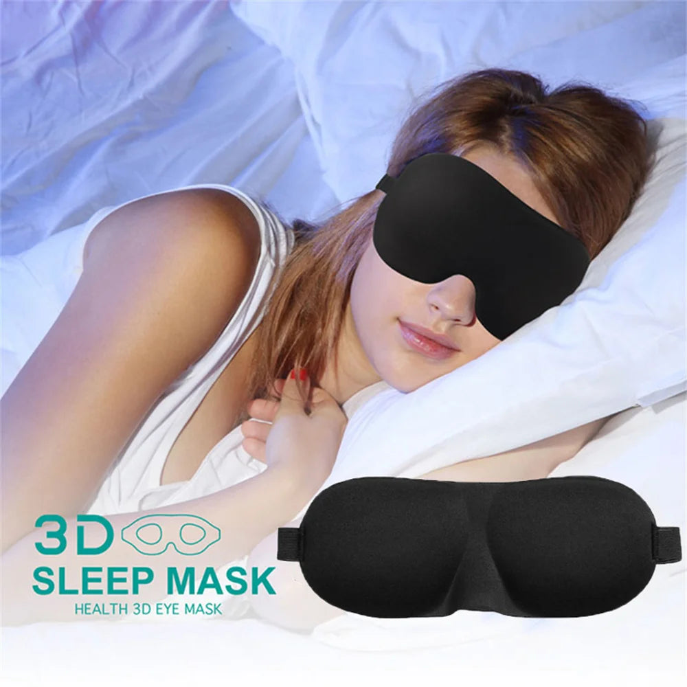 Eye Patch Women Men Soft Portable Blindfold Travel Sleep Eyepatch 3D Sleep Mask Natural Sleeping Eye Mask Eyeshade Cover Shade Qme