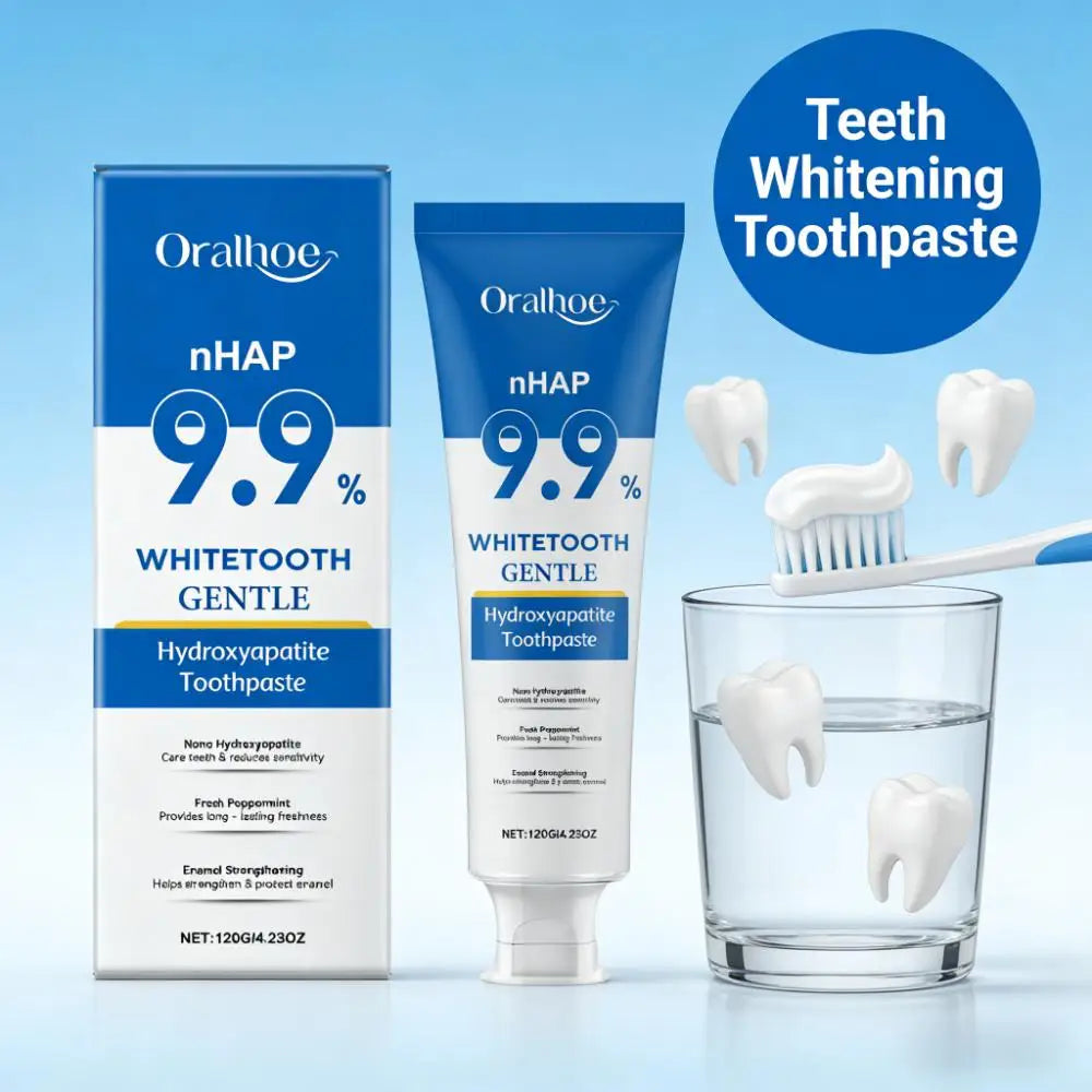 Niacinamide Teeth Whitening Toothpaste Against Caries Clean Oral Remove Stain Tartar Plaque Bright White Tooth Repair Toothpaste Qme