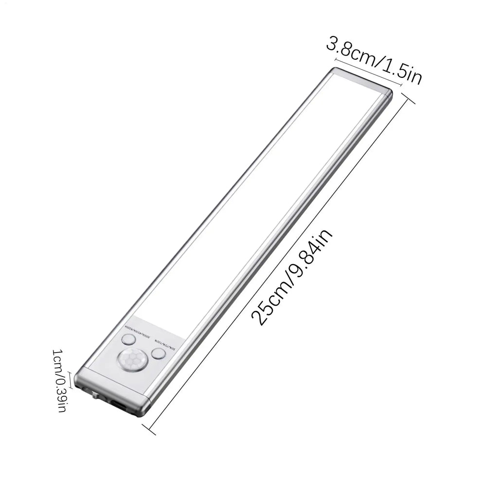 Motion Sensor Light Indoor USB Rechargeable Adjustable Lighting Qme