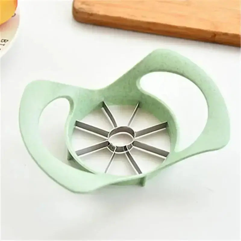 1Pcs Stainless Steel Solid Color Apple Corer Fruit Slicer Kitchen Divider Gadgets And Accessories Home Kitchen Convinience Tools Qme Green