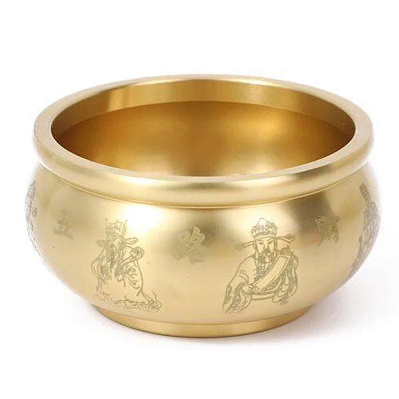Treasure Bowls Desktop Small Ornament Home Decor Cornucopia Brass Qme