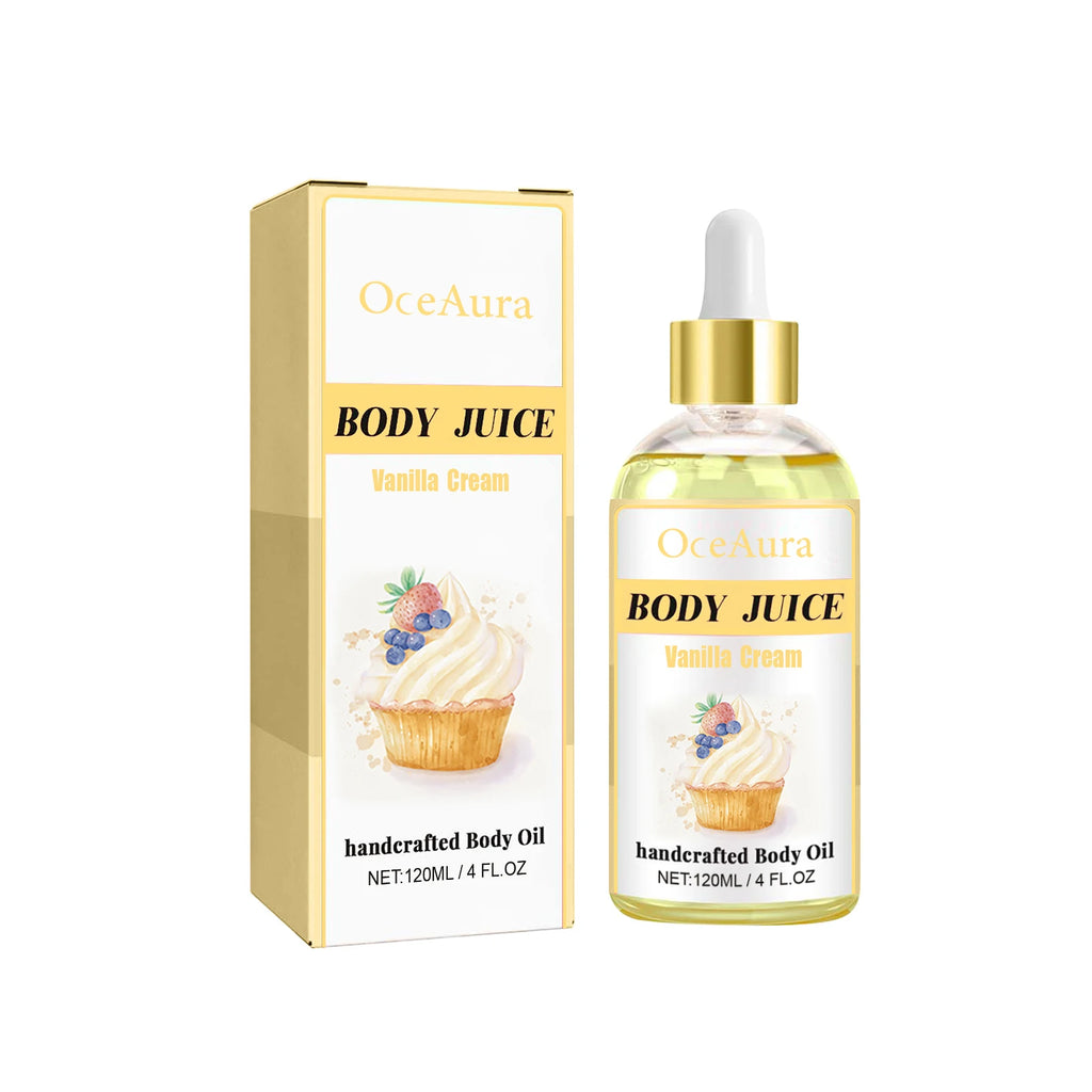 Sweet Fragrance Body Oil Multiple Delightful Scents Moisturizing Nourishing Skin Care Lightweight Non Greasy Fast Absorbing Qme Vanilla cream
