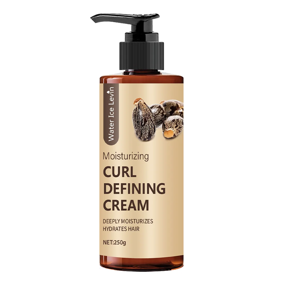 Perm, Latin Curls, Braids, and Curling Styling Cream, Give Hair a Natural, Voluminous, Long-Lasting Style, Moisturize and Nourish, Suitable for Wavy and Curly Hair, and Protect the Hair Qme 250g One Bottle
