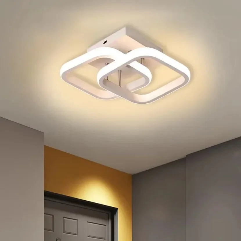 Nordic swallow-tailed Ceiling Light Modern Acrylic White Black Pendant lamp Interior Fancy Lights Decoration LED Lighting Qme