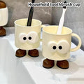 1 Piece Of Mouthwash Cup Household Toothbrush Cup Couple Girl Toothbrush Cup Cute Cartoon Wash Cup Anti-fall Qme Default Title
