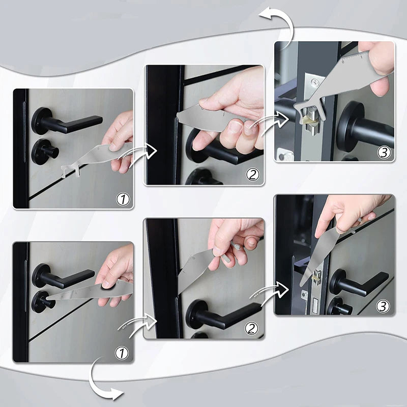 Multi-purpose Lever Tool Stainless Steel Durable Locksmith Mini Qme