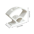Dart Holder Vertical Space-Saving Tabletop Dart Organizer Stand for Shelf Bedroom Living Room Den Men Women Boys Girls Qme White