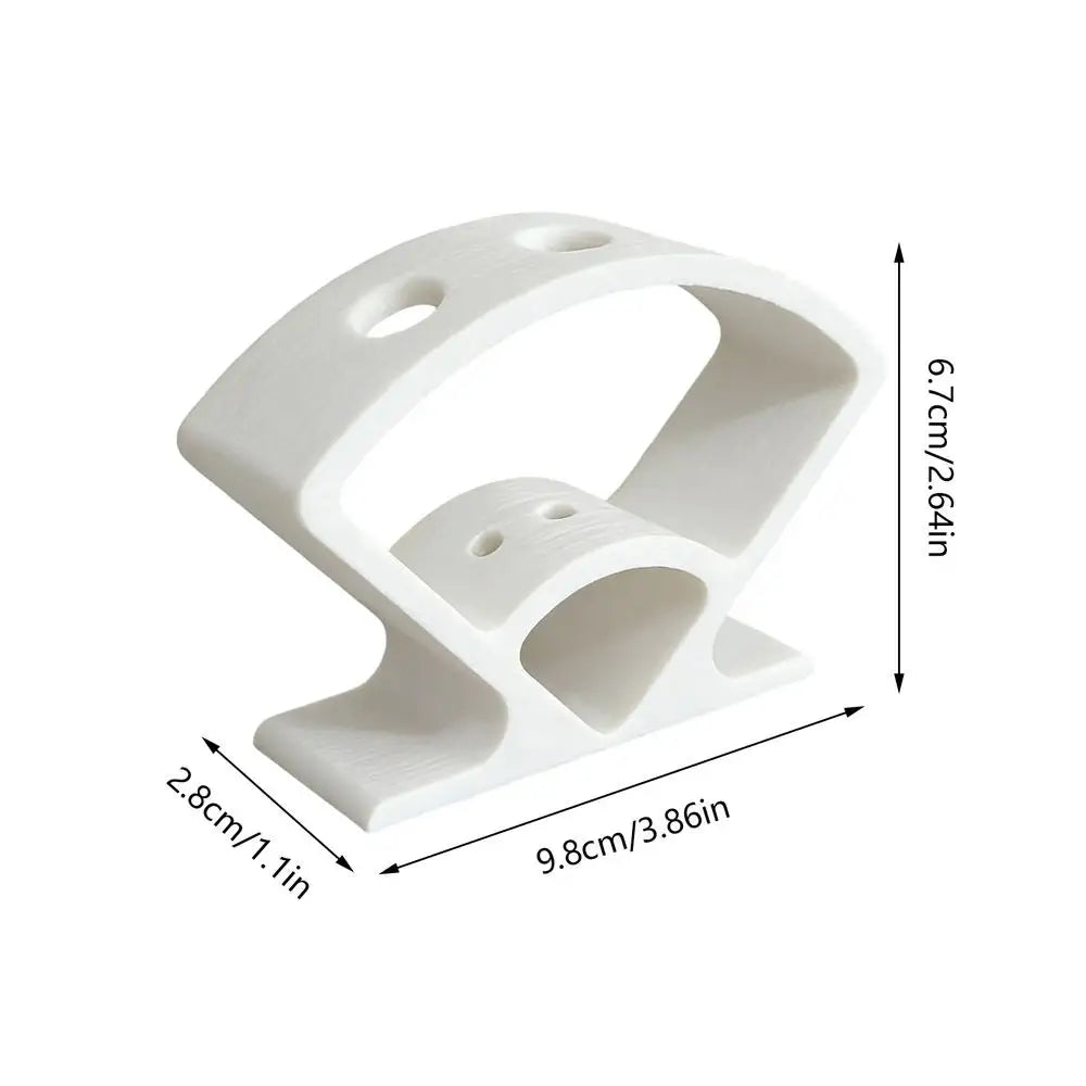 Dart Holder Vertical Space-Saving Tabletop Dart Organizer Stand for Shelf Bedroom Living Room Den Men Women Boys Girls Qme White