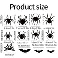 LED Bat Wall Sticker Lighted Bat Spider Decals Realistic 3D LED Wall Sticker for Dorm Bathroom Bedroom Classroom Party Halloween Qme 9 spiders 12 bats China Mainland