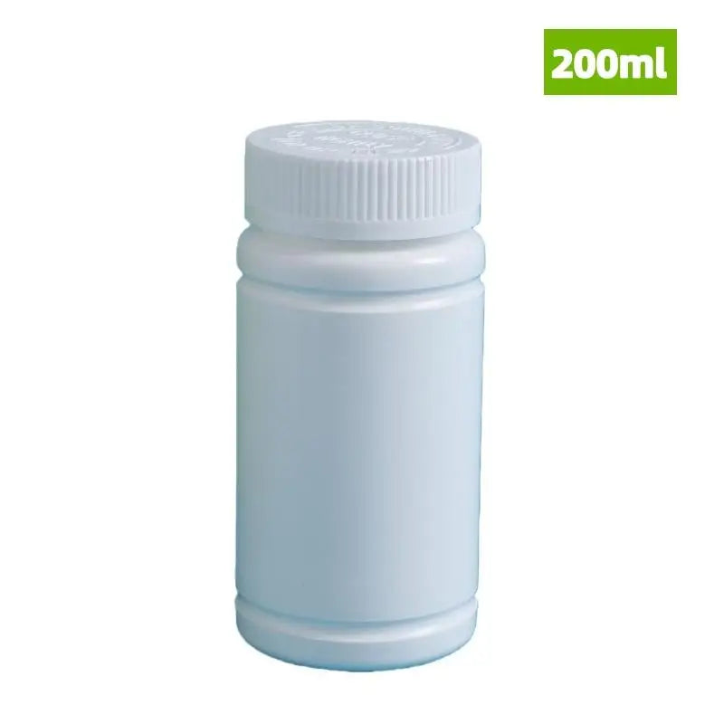 Solid Powder Portable Containers Plastic HDPE White Empty Seal Qme 225ML 10PCS A