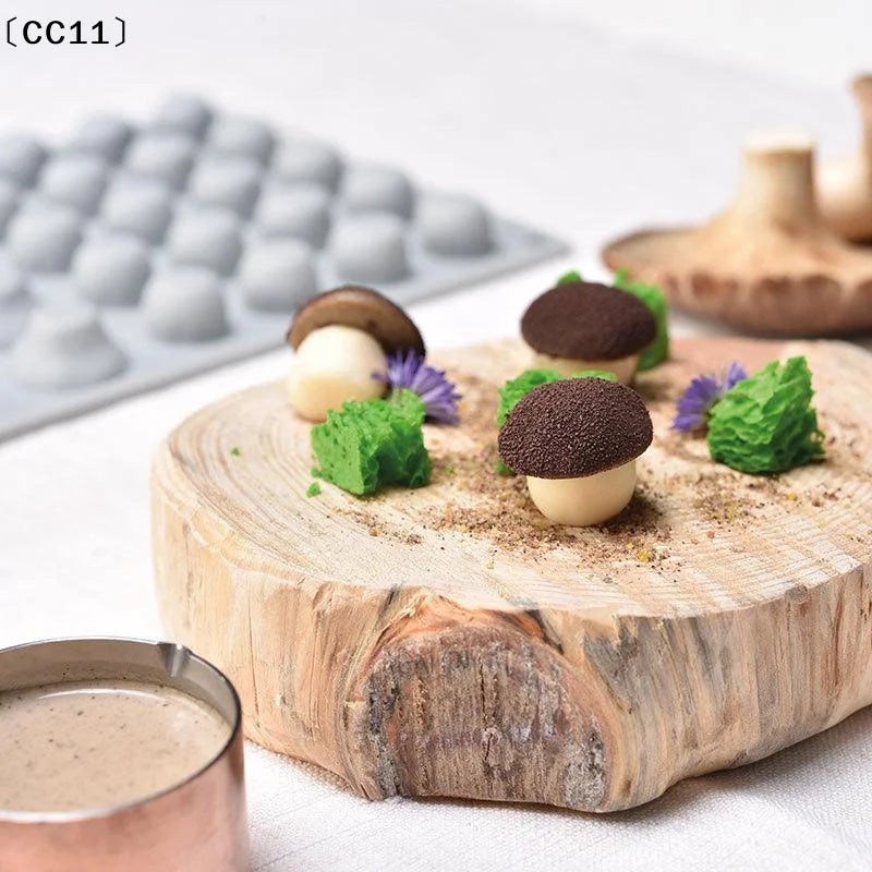Chestnut Raspberry Peanut Mushroom Silicone Mold Fondant Cake DIY Qme