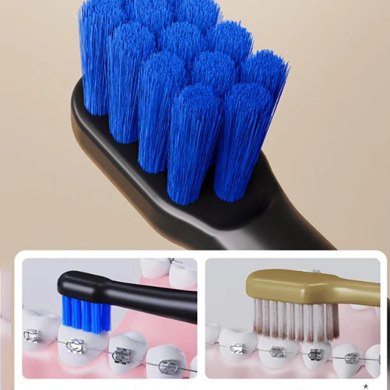 Toothbrush Small Head End Tuft Fine Brush Tiny Compact Interspace Qme
