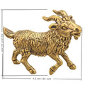 Brass Goat Small Statue Desktop Ornaments Vintage Zodiac Animal Figurines Model Lucky Home Decorations Crafts Accessories Qme 1pcs