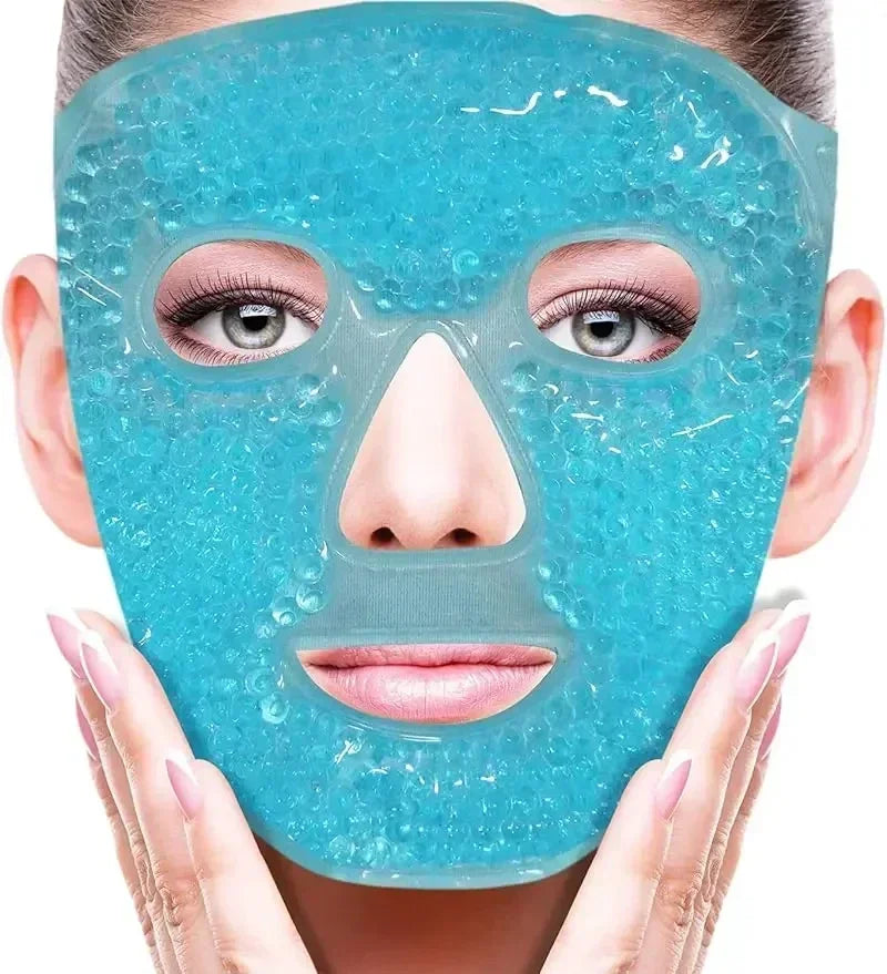 SPA Ice Cold Heat Full Face Eye Mask Sleeping Reduce Puff Dark Qme