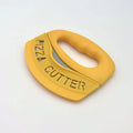 Stainless Steel Pizza Cutter Protective Sheath Semi-circle Qme YELLOW