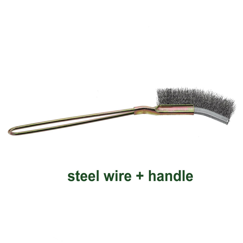 245mm Mini Steel/Brass/Nylon Brush Wire Brush For Cleaning Job Removal Paint Rust Dirt Home Workshop Hand Tool Qme