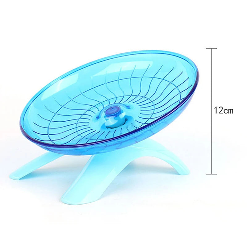 1Pc Pet Hamster Flying Saucer Exercise Squirrel Wheel Hamster Mouse Running Disc. Qme A1 Blue