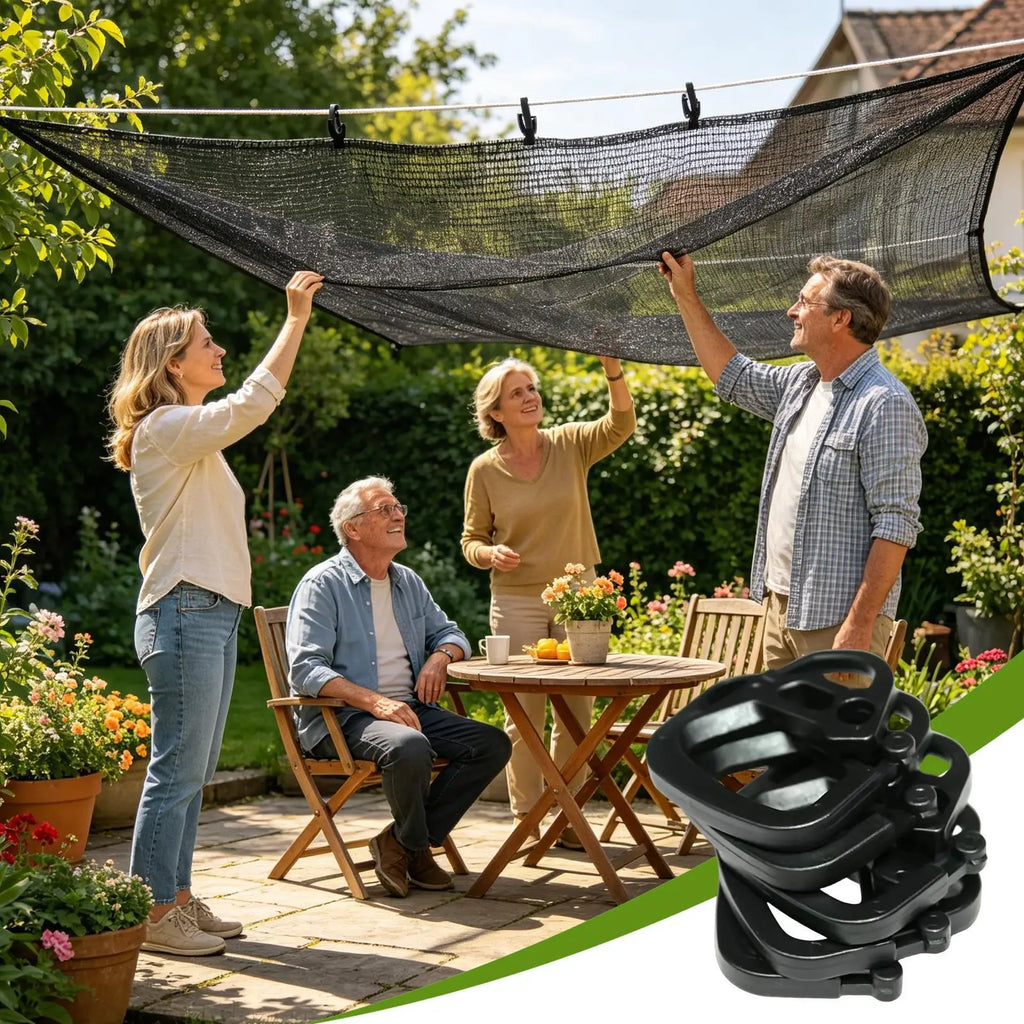 Shade Net Clips 100 Pieces Tarp Fasteners Sunscreen Net Clips For Outdoor Garden Patio Backyard Balcony Farm Orchard Greenhouse Qme