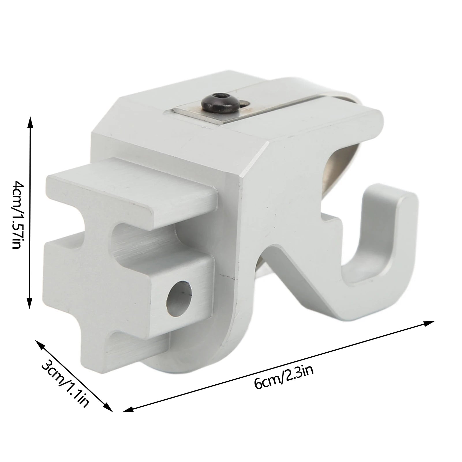 RV Awning Rafter Claw RV Awning Lower Rafter Claw Heavy Duty Satin Aluminium Fit for Sunchaser II Awning Qme