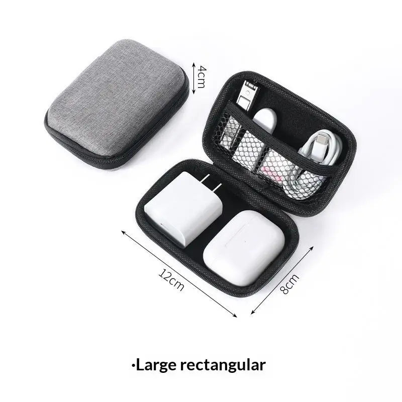 Mini Portable EVA Storage Bag Pouch Carrying Zipper Earphone Case Qme A3