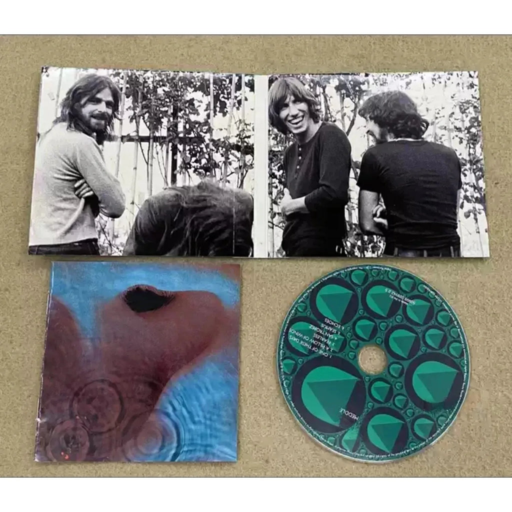 Psychedelic Rock Remastered CD, Album "Meddle", Atmospheric Experimental Arrangement, High-Resolution Remastered Version Qme